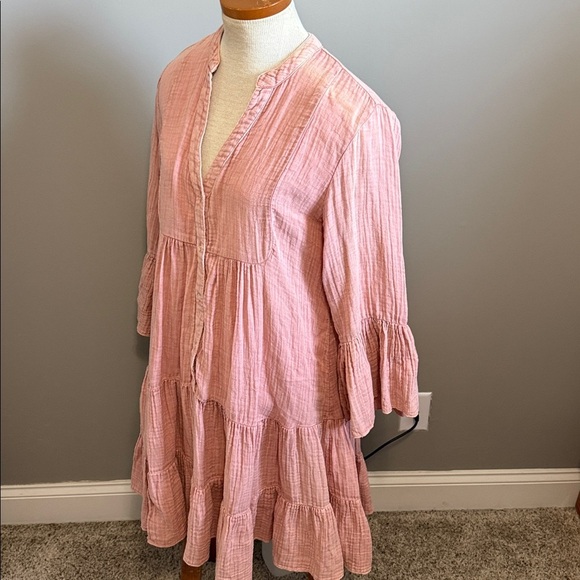 Feherty - Dune Cotton Gauze Kasey Dress - Size Small - Light Pink - Picture 7 of 10